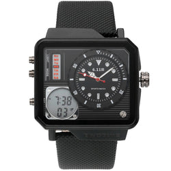 Image of Men's watch multi-function sports watch belt watch electronic watch