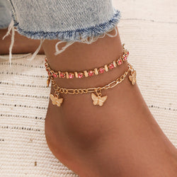 Image of Butterfly tassel footwear