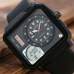 Image of Men's watch multi-function sports watch belt watch electronic watch