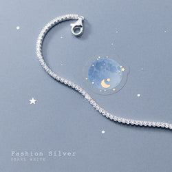 Image of Korean Version Of Sweet Row Diamond Sparkling Bracelet