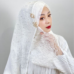 Image of Women's Scarf Light Diamond Baotou Scarf