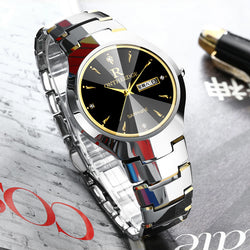 Image of Tungsten Steel Watch Men's Watch Quartz Watch