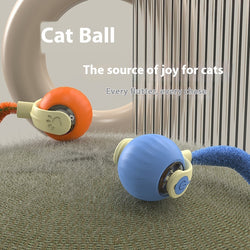 Image of Pets Drag Ball Toy Automatic Relief Cat Teasing Ball Toys Pet Products