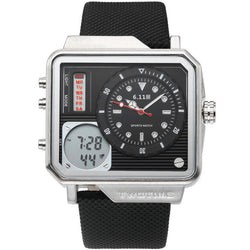 Image of Men's watch multi-function sports watch belt watch electronic watch