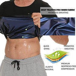 Image of Sweat Suit Sports Fitness Corset Men