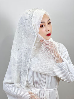 Image of Women's Scarf Light Diamond Baotou Scarf