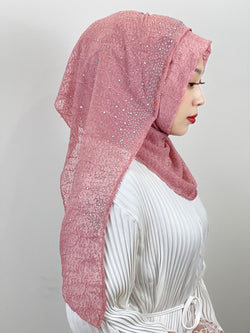 Image of Women's Scarf Light Diamond Baotou Scarf