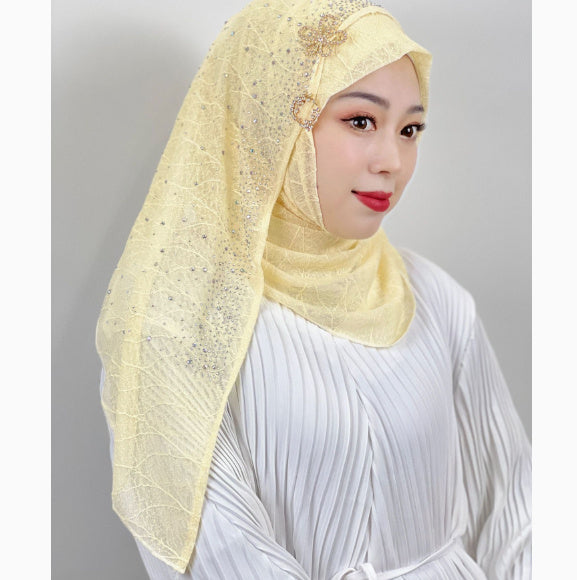 Women's Scarf Light Diamond Baotou Scarf