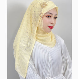 Image of Women's Scarf Light Diamond Baotou Scarf