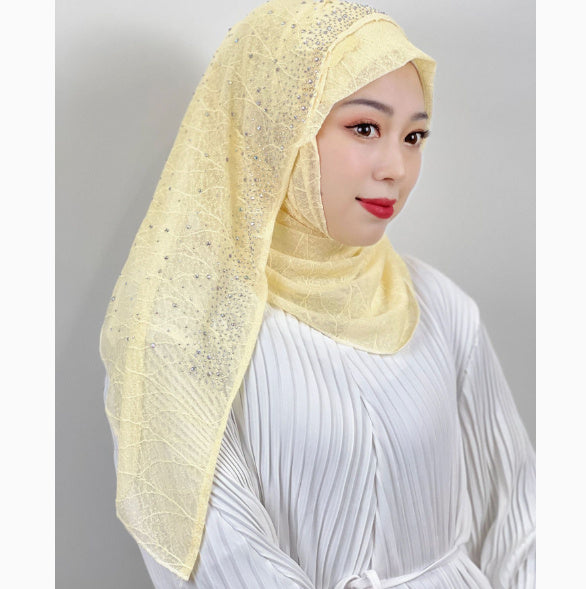 Women's Scarf Light Diamond Baotou Scarf