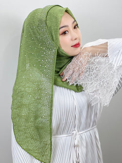 Image of Women's Scarf Light Diamond Baotou Scarf