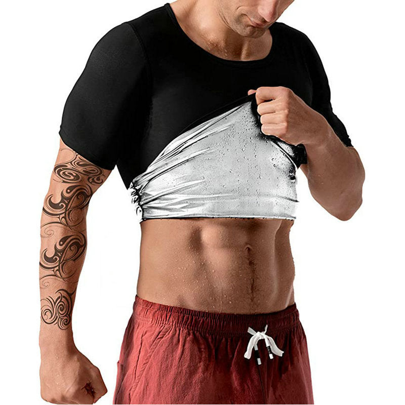 Sweat Suit Sports Fitness Corset Men